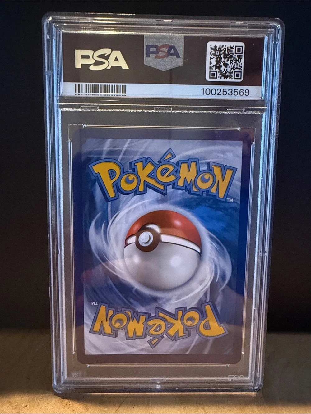 PSA 9 Pokemon Gouging Fire ex Holo Card - Green and Gold Artwork
